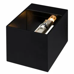 Zumaline Kinkiet sześcian czarny TRANSFER WL