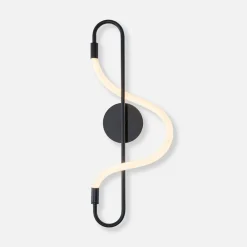 Zumaline Kinkiet wysoki LED czarna BALBO