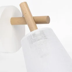 Kinkiety|TK Tomasz Krywult Kinkiet z abażurem biały VAIO