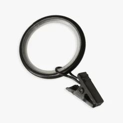 inny Kółka do karnisza z żabkami, czarne, 10 szt.