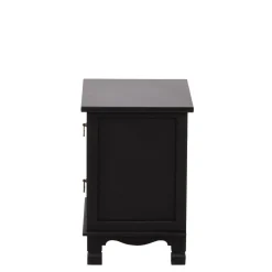 Szafki Nocne|Szafki|inny Klasyczna szafka nocna czarna CLESS