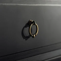 Szafki Nocne|Szafki|inny Klasyczna szafka nocna czarna CLESS