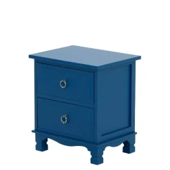 Szafki Nocne|Szafki|inny Klasyczna szafka nocna niebieska CLESS