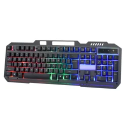 Akcesoria Gamingowe|PLATINET S.A. Klawiatura gamingowa metalowa czarna z podświetleniem LED VGK100B VARR