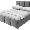 Łóżka Tapicerowane|Łóżka|inny Łóżko bez pojemnika szare FABRIZZIO SQUERE 160x200 cm