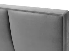 Łóżka Tapicerowane|Łóżka|inny Łóżko bez pojemnika szare FABRIZZIO SQUERE 160x200 cm