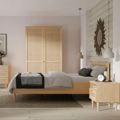 FORTE Łóżko boho CALASETTA 140x200