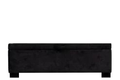 Łóżka Tapicerowane|Łóżka|Instilo Łóżko czarne MONA VERTICAL 120 cm