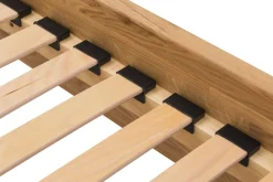 Łóżko drewniane LIMEA 160x200 cm ze stelażem