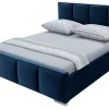 Łóżko granatowe FABRIZZIO SQUERE P 140x200 cm