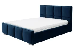 Łóżko granatowe FABRIZZIO SQUERE P 140x200 cm