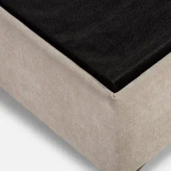 Łóżka Tapicerowane|Łóżka|inny Łóżko kontynentalne beżowe VINCENZO 160x200 cm