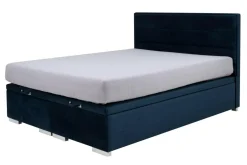 Łóżka| Łóżko kontynentalne 160x200 granatowe FABRIZZIO FULL KP 25