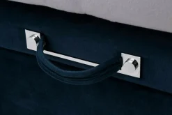 Łóżka| Łóżko kontynentalne 160x200 granatowe FABRIZZIO FULL KP 25