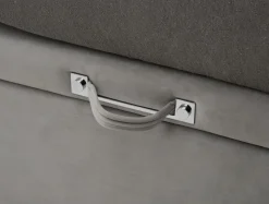 Łóżka Tapicerowane|Łóżka| Łóżko kontynentalne z pikowanym wezgłowiem DAPHNE 160x200 cm