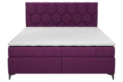 Łóżka Tapicerowane|Łóżka| Łóżko kontynentalne z pojemnikiem MEGAN PU 160x200 cm