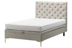 Łóżka|Instilo Łóżko kremowe DONNA LUX 120 cm