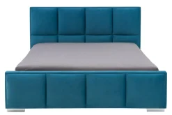 Łóżko niebieskie FABRIZZIO SQUERE P 180x200 cm