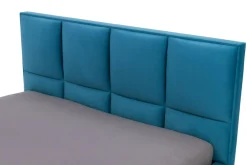 Łóżko niebieskie FABRIZZIO SQUERE P 180x200 cm