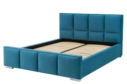 Łóżko niebieskie FABRIZZIO SQUERE P 180x200 cm