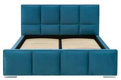 Łóżko niebieskie FABRIZZIO SQUERE P 180x200 cm