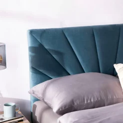 Instilo Łóżko niebieskie MONA SUN 140 cm