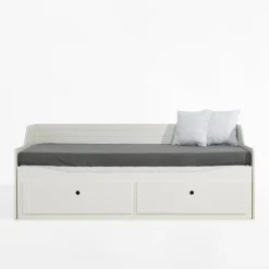 Dzieci inny Łóżko rozsuwane białe LARS 160x200 cm