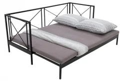 Łóżko rozsuwane WIGRY II czarne