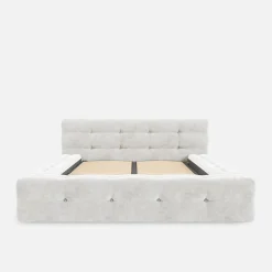 Łóżka Tapicerowane|Łóżka|inny Łóżko tapicerowane beżowe ANNA 120x200 cm