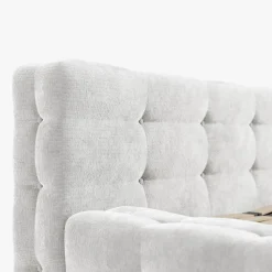 Łóżka Tapicerowane|Łóżka|inny Łóżko tapicerowane beżowe ANNA 160x200 cm