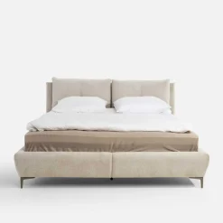 Łóżka Tapicerowane|Łóżka|Instilo Łóżko tapicerowane beżowe AURA 180x200 cm