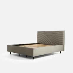 Łóżka Tapicerowane|Łóżka|inny Łóżko tapicerowane beżowe LAURA ALTO 160x200 cm