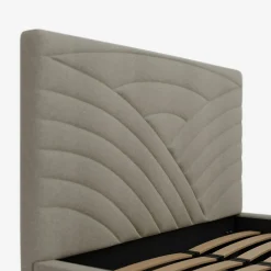 Łóżka Tapicerowane|Łóżka|inny Łóżko tapicerowane beżowe LAURA CORTO 120x200 cm