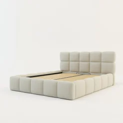 Łóżko tapicerowane boucle CELINE 160x200 cm