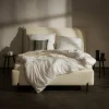 Łóżka Tapicerowane|Łóżka|inny Łóżko tapicerowane boucle FERRO 160x200 cm