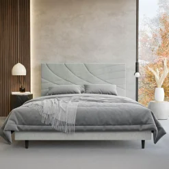 Łóżka Tapicerowane|Łóżka|inny Łóżko tapicerowane jasnobeżowe ARIA ALTO 160x200cm