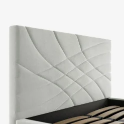 Łóżka Tapicerowane|Łóżka|inny Łóżko tapicerowane jasnobeżowe ARIA ALTO 160x200cm