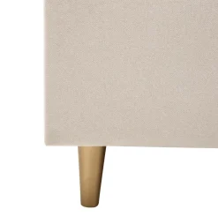 Łóżka Tapicerowane|Łóżka| Łóżko tapicerowane na złotych nogach SANTADI 140x200 cm