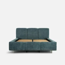 Łóżka Tapicerowane|Łóżka|inny Łóżko tapicerowane niebieskie ERICA ALTO 140x200 cm