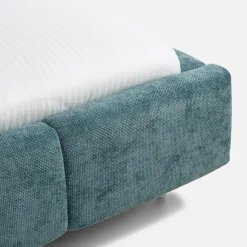 Łóżka Tapicerowane|Łóżka|inny Łóżko tapicerowane niebieskie ERICA ALTO 180x200 cm