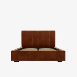 inny Łóżko tapicerowane pomarańczowe SOFIA CORTO 160x200 cm