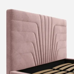 inny Łóżko tapicerowane różowe KARINA ALTO 180x200 cm