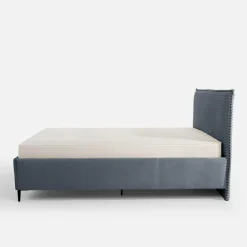 Łóżka Tapicerowane|Łóżka|inny Łóżko tapicerowane szare LIVA FULL 140x200 cm