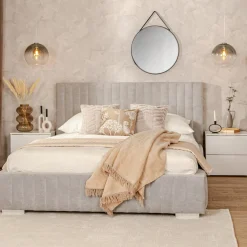 Łóżko tapicerowane z pojemnikiem SARAH II 160x200 cm