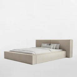 inny Łóżko tapicerowane z szerokim wezgłowiem GLORIA 180x200 cm