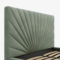inny Łóżko tapicerowane zielone FELICIA CORTO 180x200 cm
