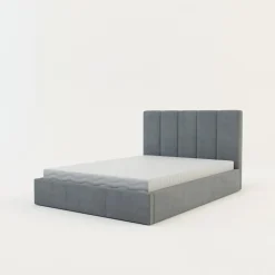 Łóżko welurowe ROCK 140x200 cm