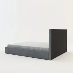 Łóżka Tapicerowane|Łóżka| Łóżko welurowe ROCK 160x200 cm