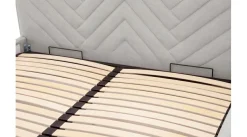 Łóżka Tapicerowane|Łóżka| Łóżko welurowe z pojemnikiem PINO 120x200 cm