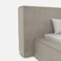 Łóżka Tapicerowane|Łóżka|inny Łóżko welurowe, z tapicerowanym wezgłowiem, 140x200 cm